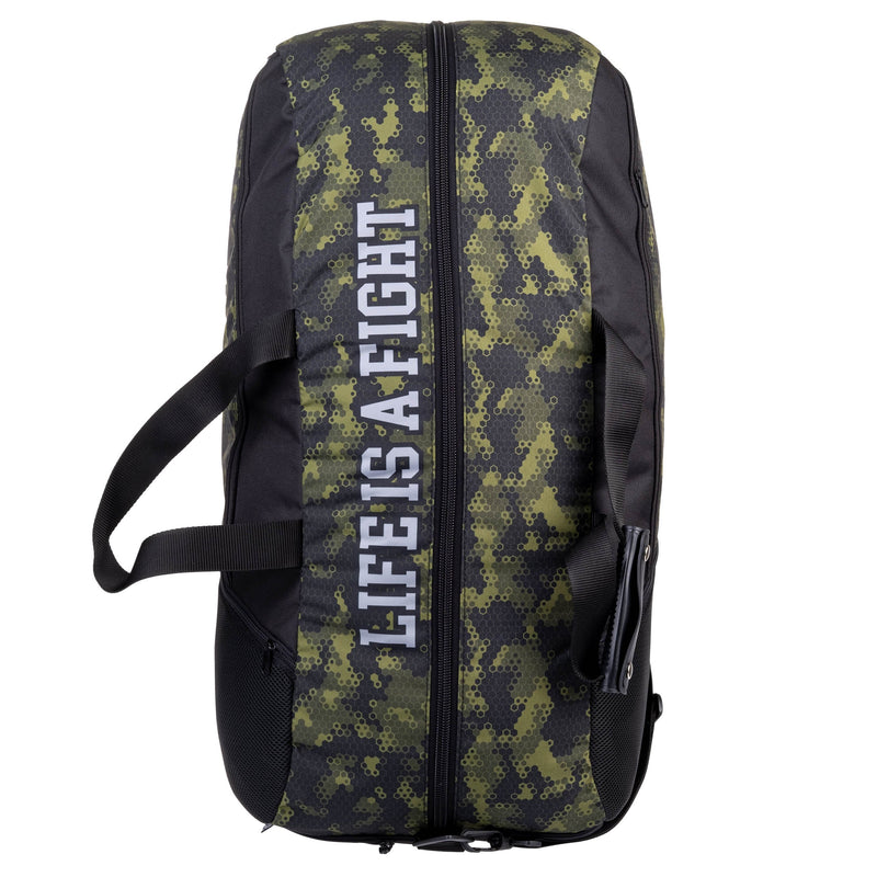 Fighter Sports Bag/Backpack - green honeycomb