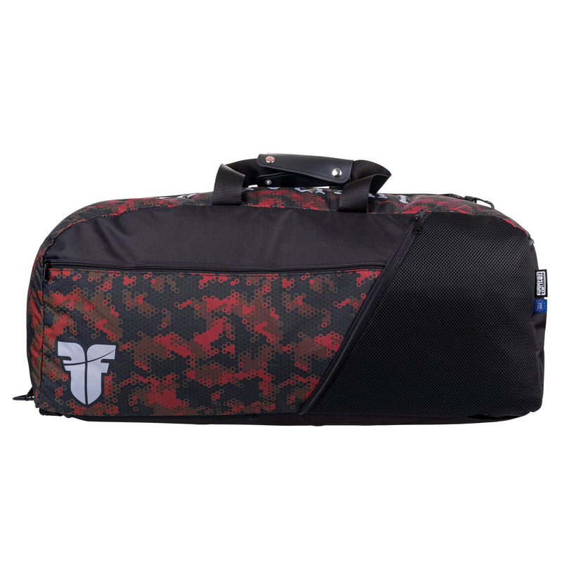 Fighter Sports Bag/Backpack - red honeycomb