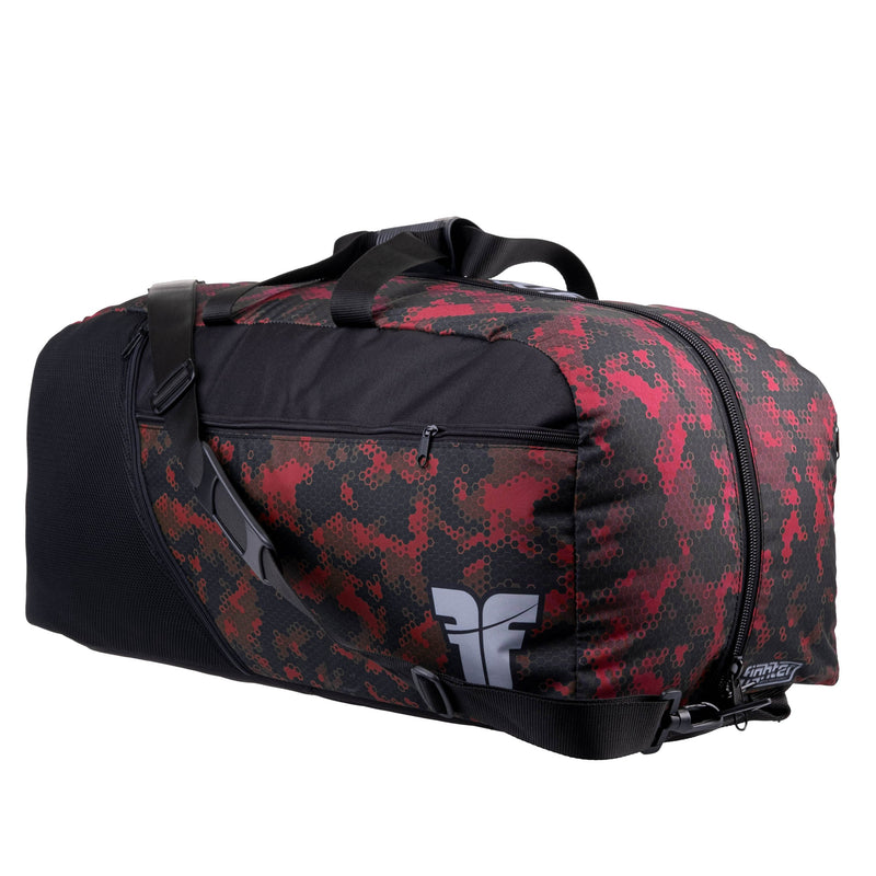 Fighter Sports Bag/Backpack - red honeycomb