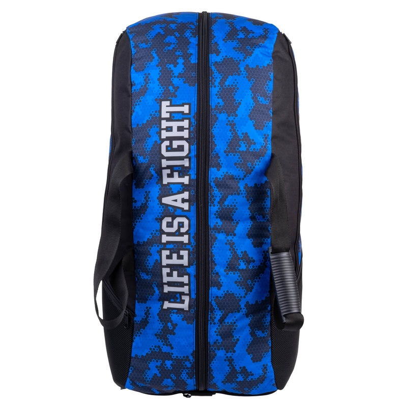 Fighter Sports Bag/Backpack - blue honeycomb