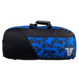 Fighter Sporttasche/Rucksack - blaue Waben