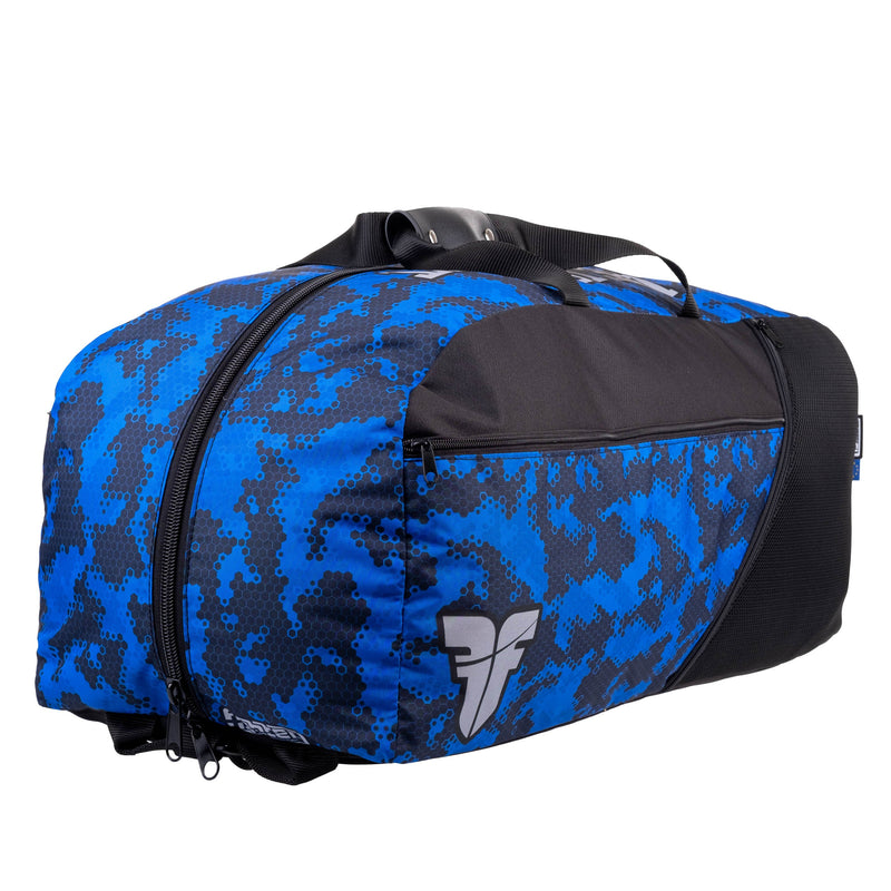 Fighter Sports Bag/Backpack - blue honeycomb