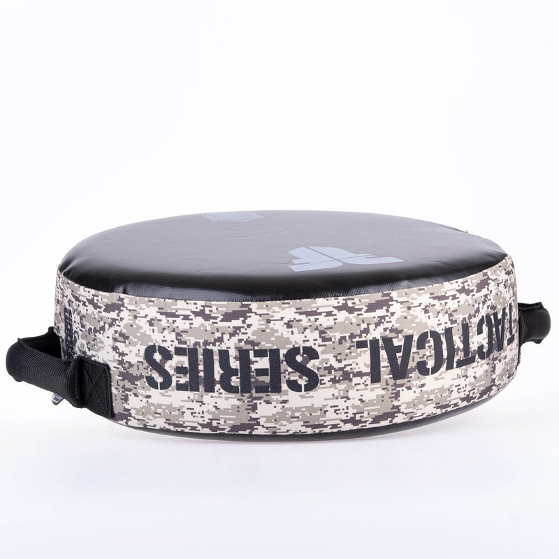 Products Fighter Round Shield - Life Is A Fight - Desert Camo, FKSH-34