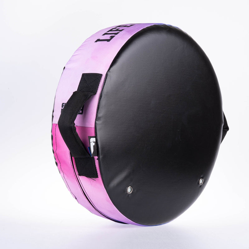 Fighter Round Shield - Life Is A Fight - Pink, FKSH-36