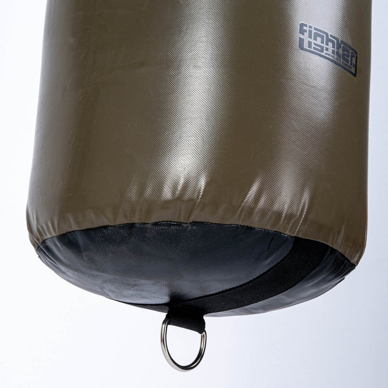 Fighter Boxing Bag Professional - khaki/gold, 150cm & 180cm; diameter 36cm