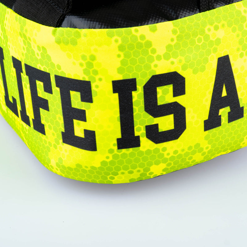 Fighter THAI Shield MAXI - Life Is A Fight - NEON, F01602-DS07