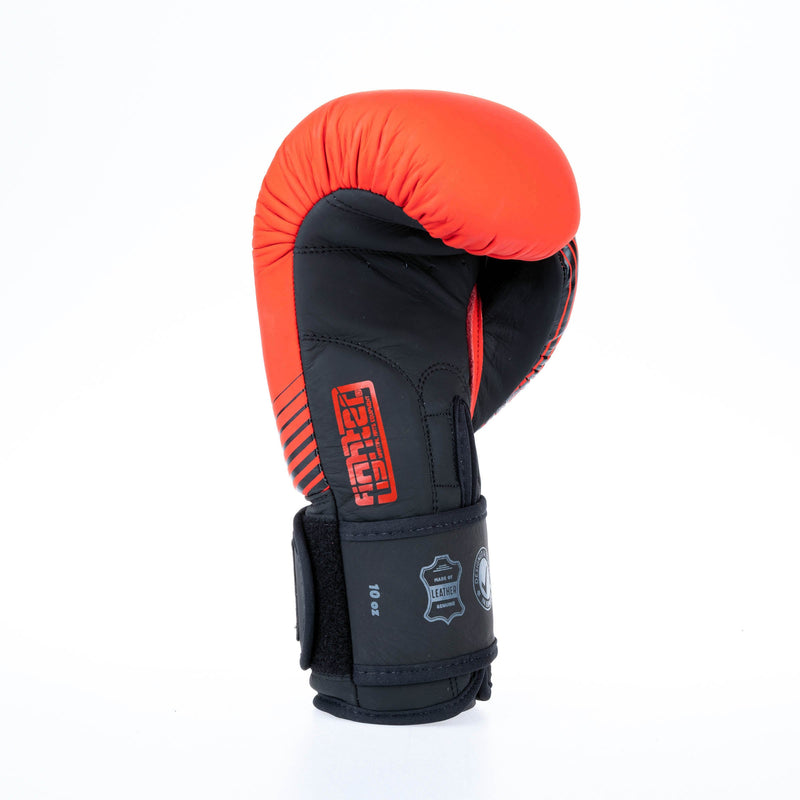 Fighter Boxing Gloves SPLIT Stripes - red/black