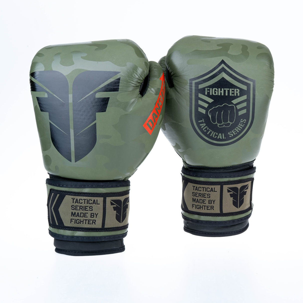 Guantes de boxeo de combate táctico - caki