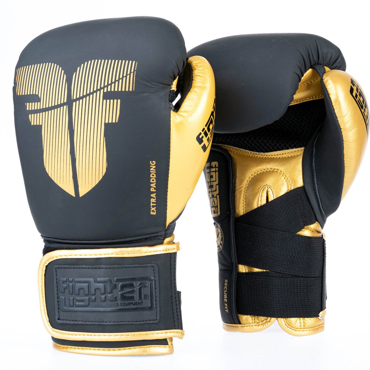 Fighter Boxhandschuhe Secure Fit - schwarz/gold