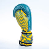 Gants de boxe Fighter Training - bleu/jaune, FBG-TRN-003