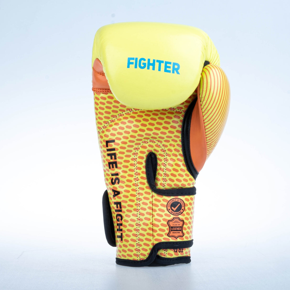 Entrenamiento de guantes de boxeo de combate: amarillo/naranja, FBG-Trn-004