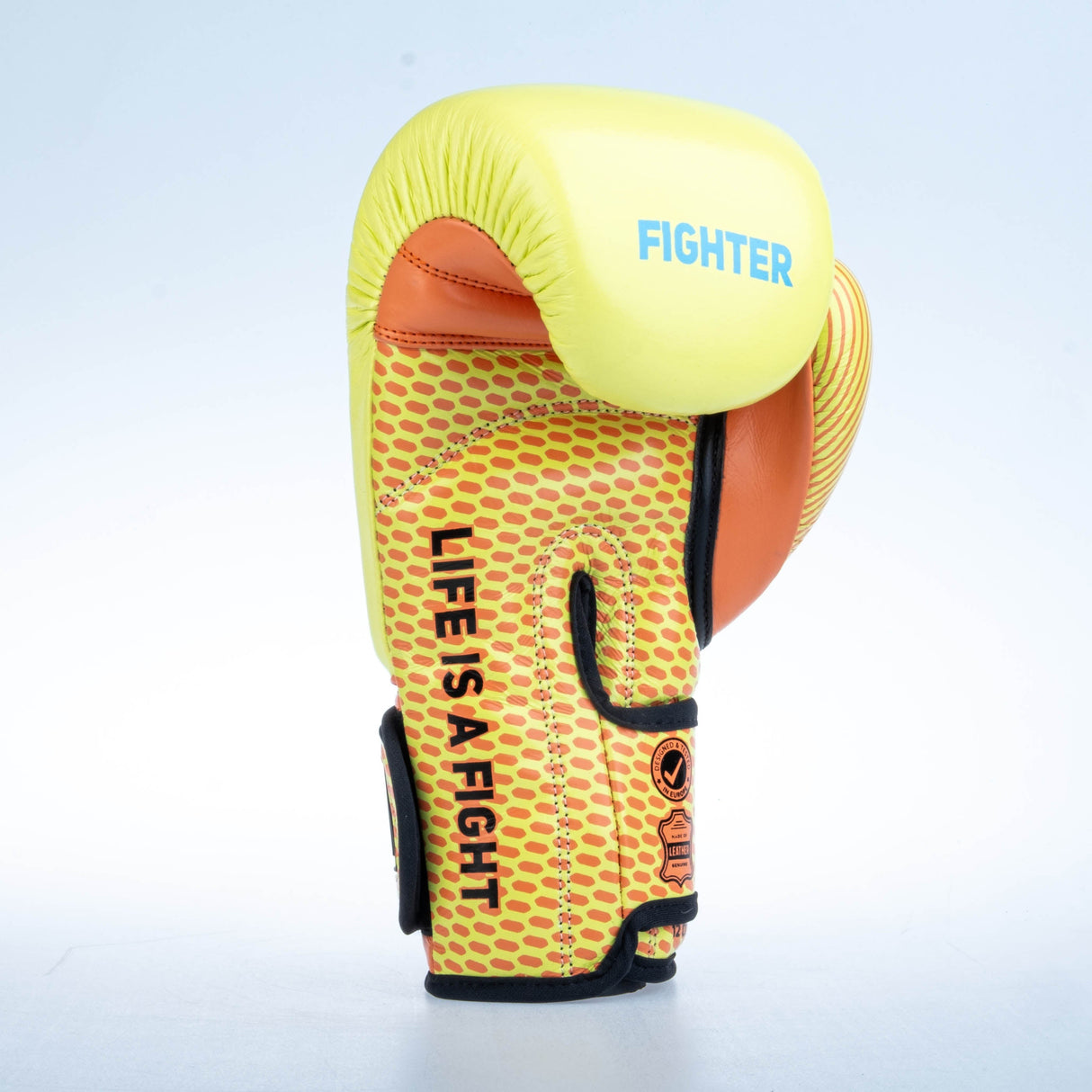Entrenamiento de guantes de boxeo de combate: amarillo/naranja, FBG-Trn-004