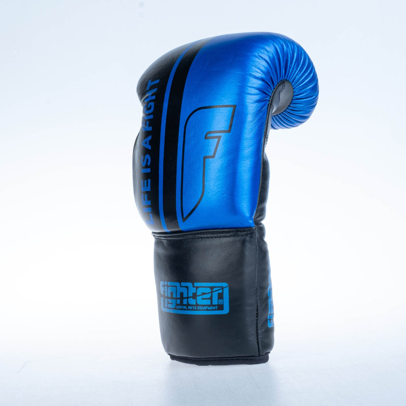 Fighter Boxing Gloves Competition - blue, FBGF-002BL