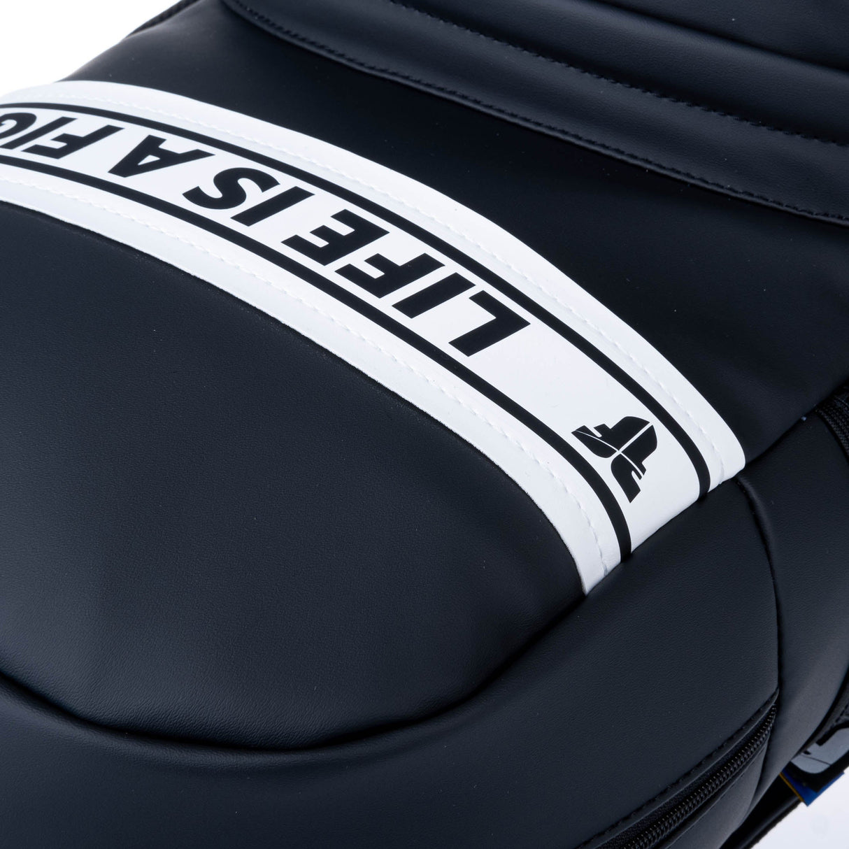 Sac à dos Fighter en similicuir - noir