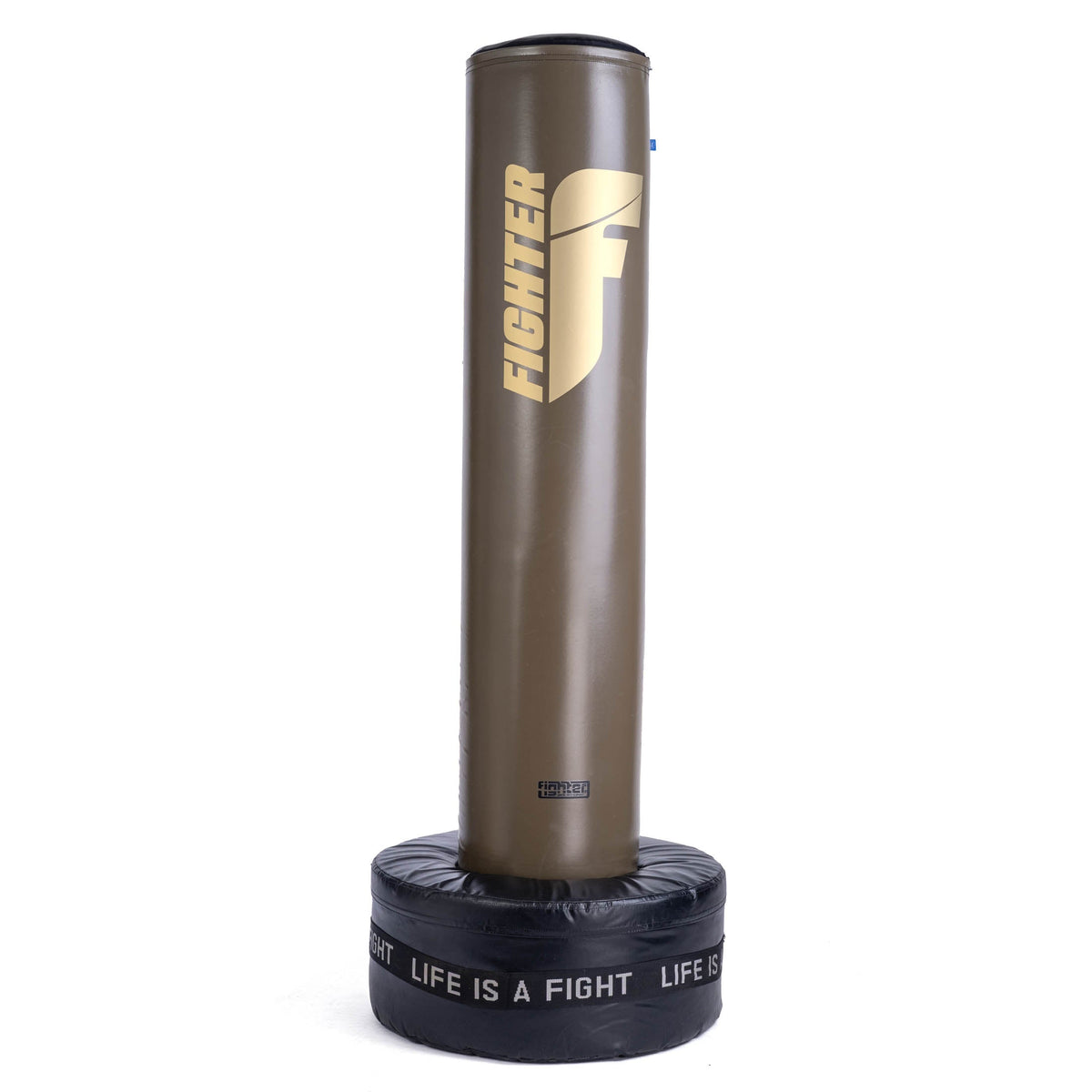 Fighter Free-Standing Boxing Bag Classic - khaki/gold – Fighters Europe