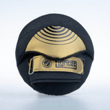 Fighter Round Shield Pro Small - noir/or, FSMPR-001-BG