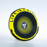 Fighter Round Shield Pro Small - noir/néon, FSMPR-001-NB