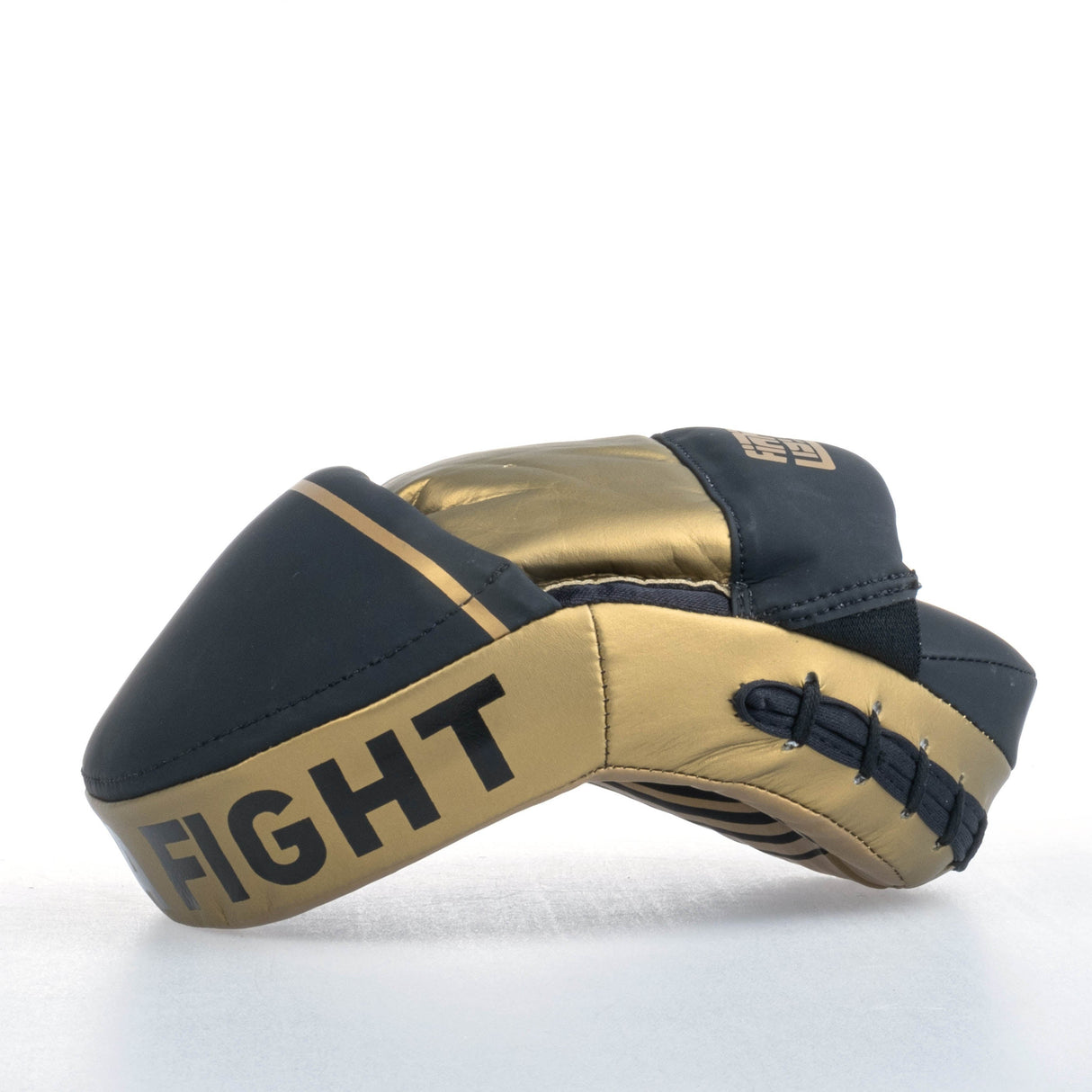 Fighter Oval Shield Pro Small - schwarz/gold, FSMPR-002-BG