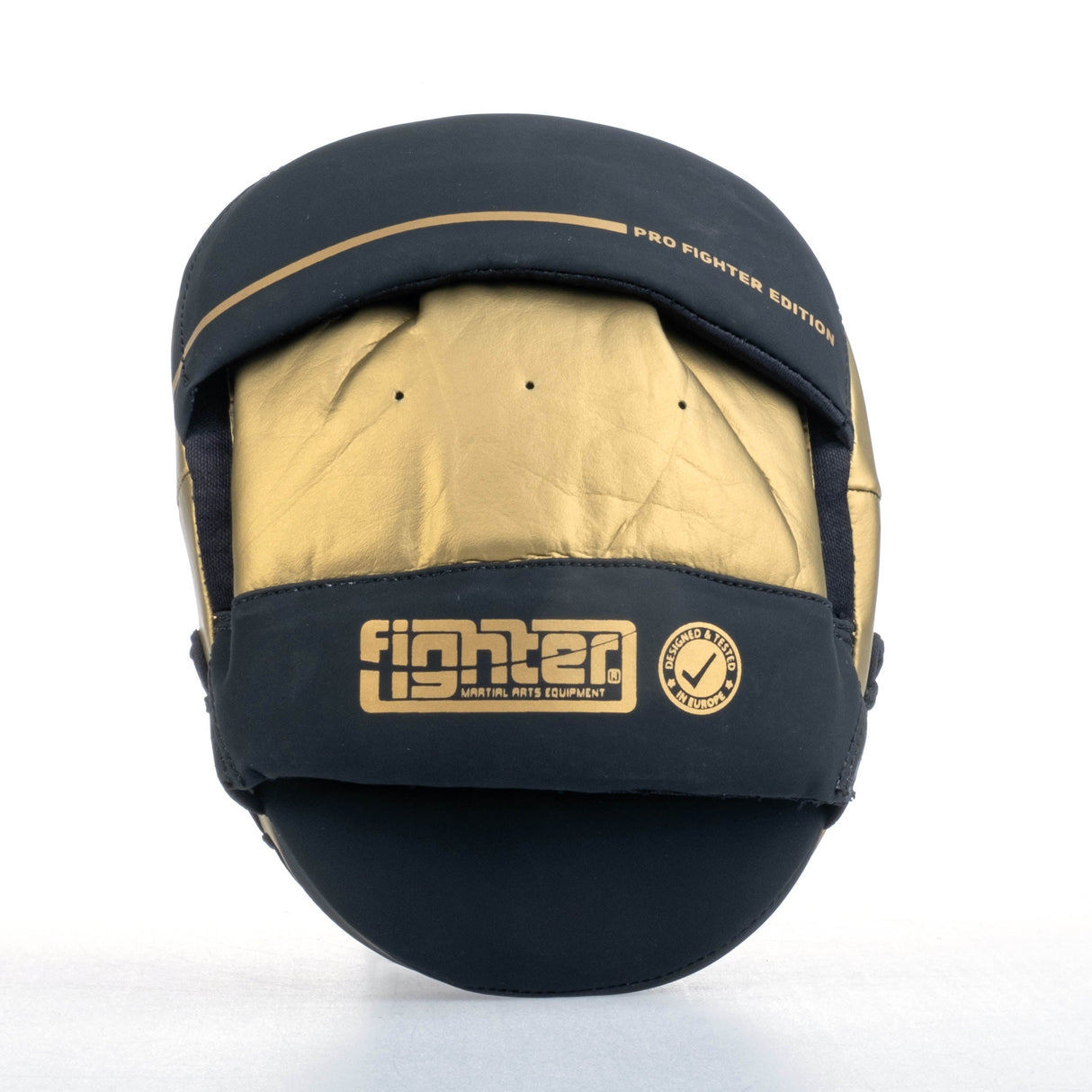 Fighter Oval Shield Pro Small - schwarz/gold, FSMPR-002-BG