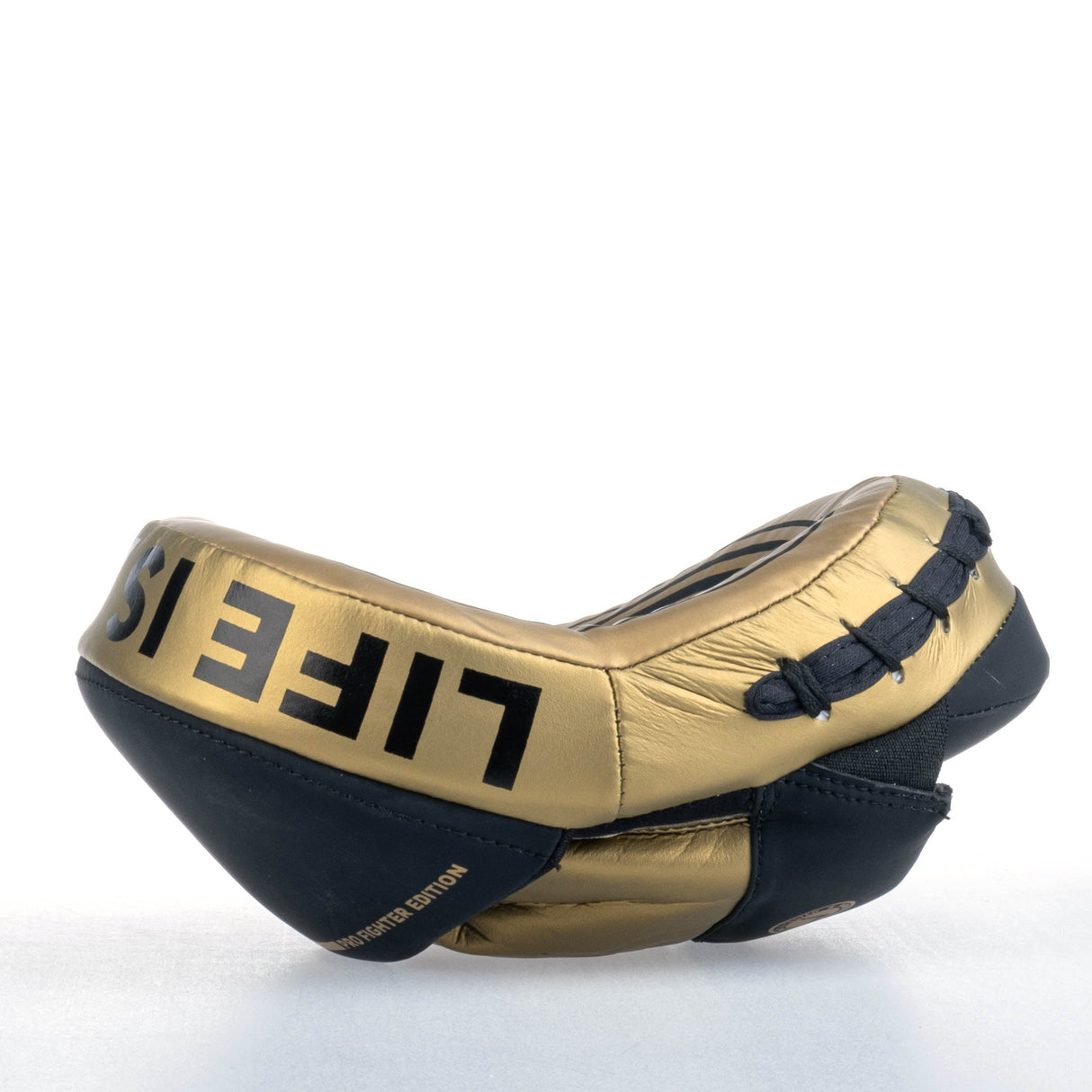 Fighter Oval Shield Pro Small - schwarz/gold, FSMPR-002-BG