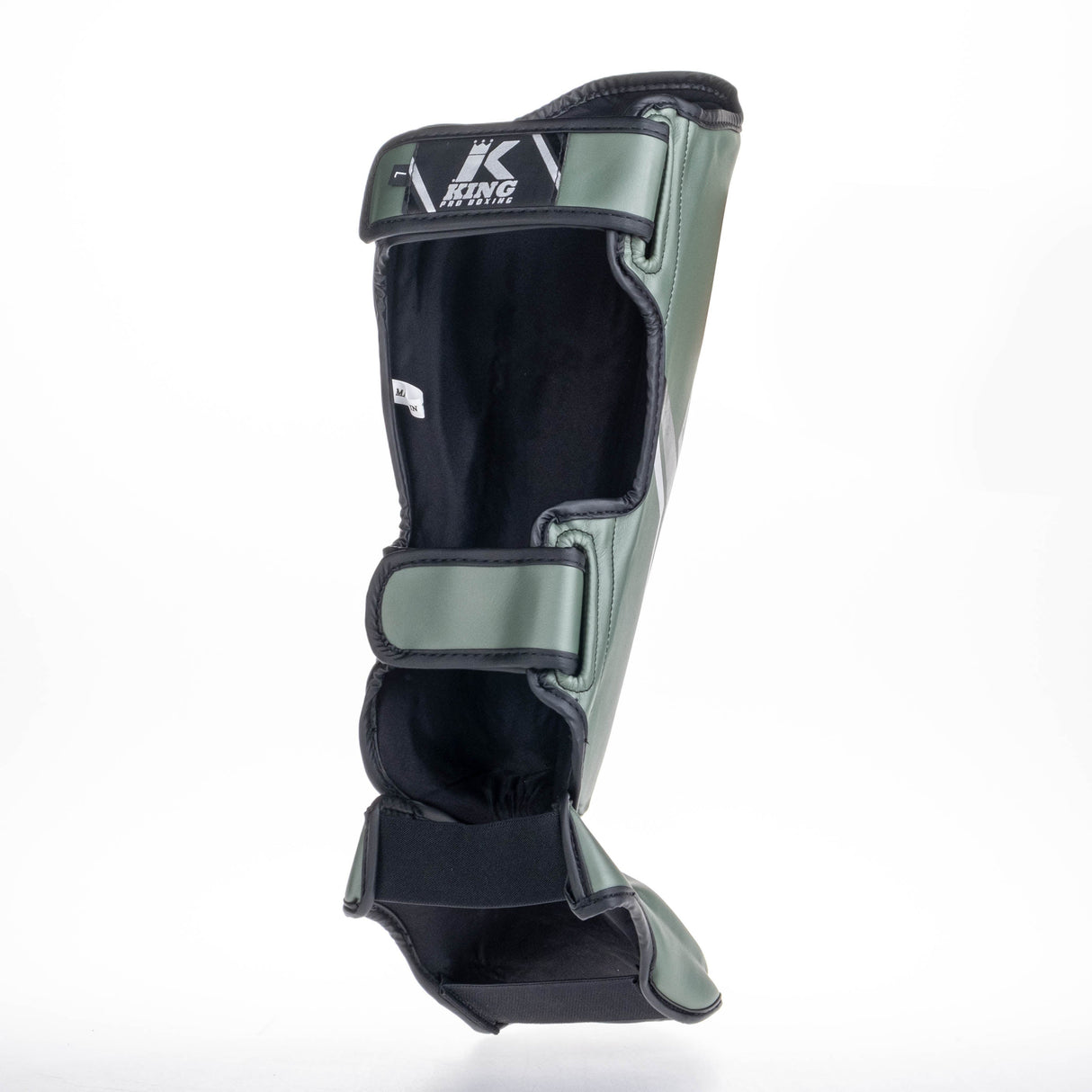 Protège-tibias de boxe King Pro THOR - kaki/argent