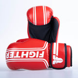 Fighter Open Handschuhe Stripe - SGP Edition - rot