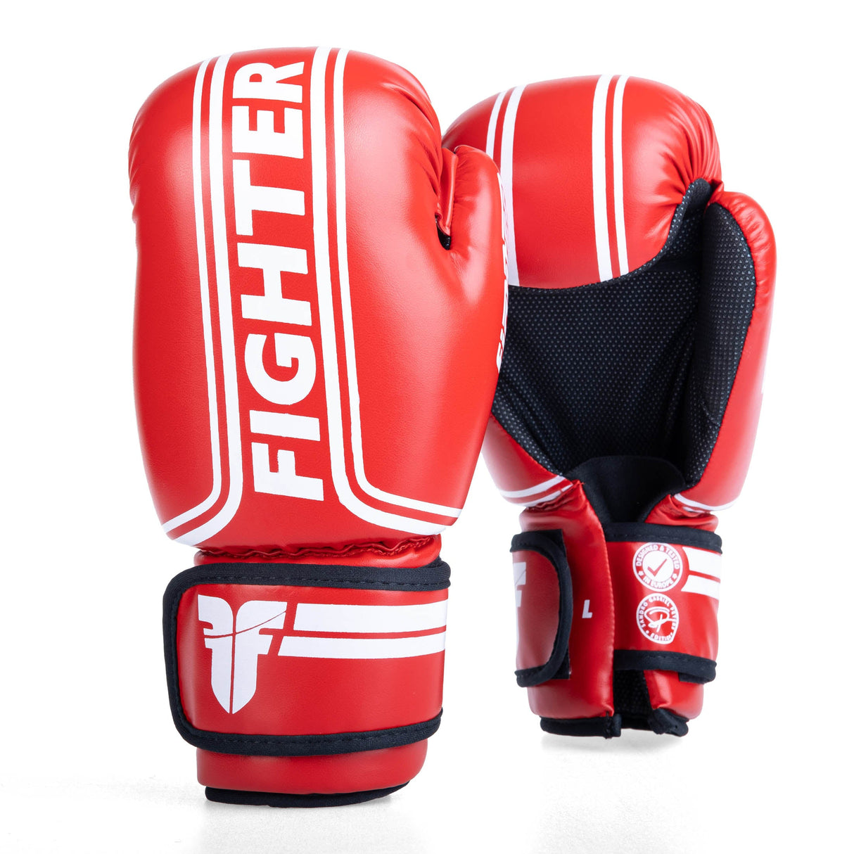 Fighter Open Handschuhe Stripe - SGP Edition - rot