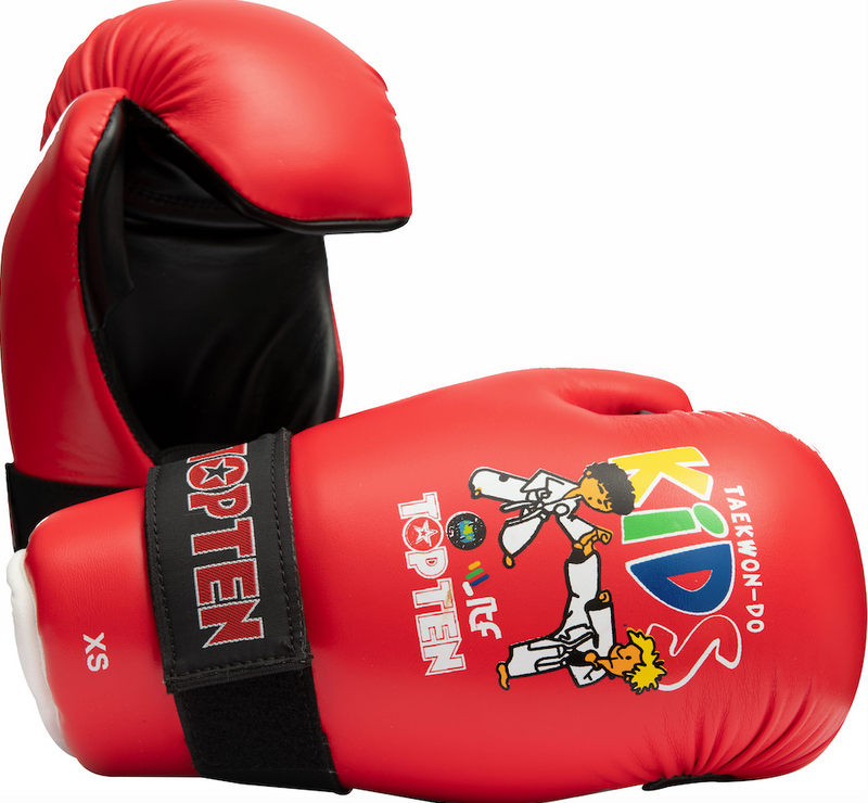 Top Ten Open Gloves ITF KIDS - red