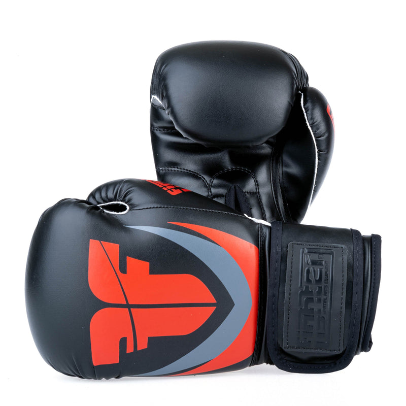 Fighter Boxing Gloves Spikes - black/red, TH1612PUSBR