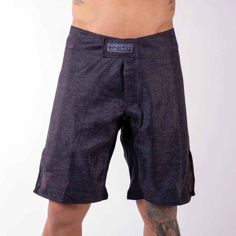 Fighter MMA Shorts - Life is a Fight - gray, FSHM-12