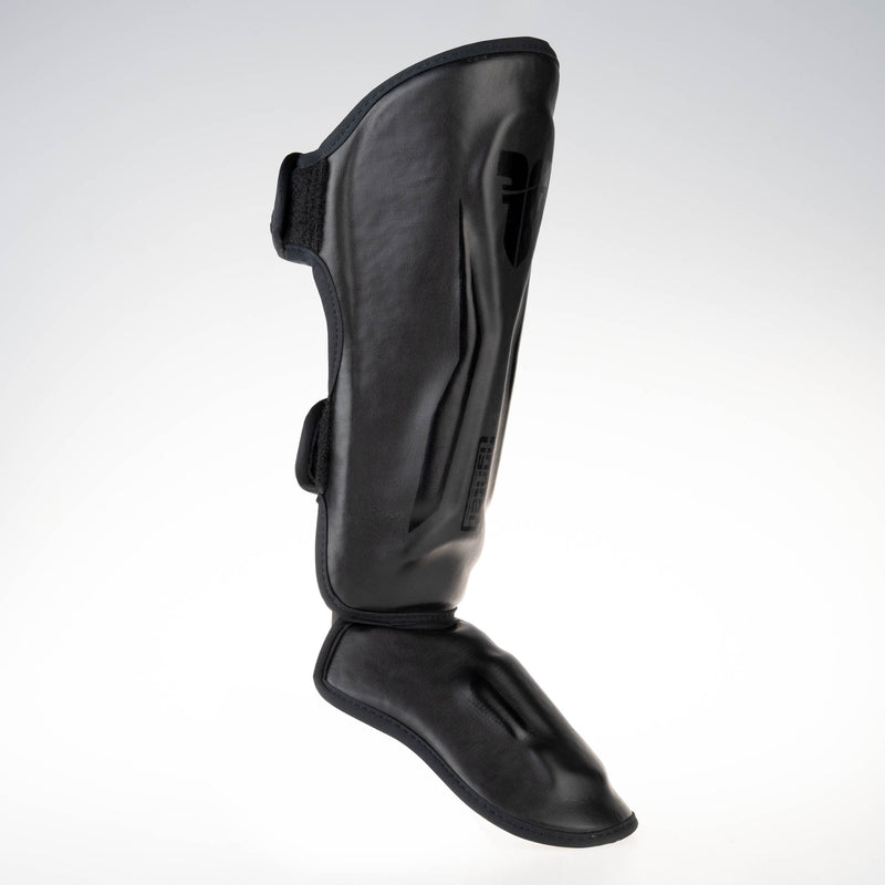 Fighter Shinguards Thai Ergo - black, FSG-004BB