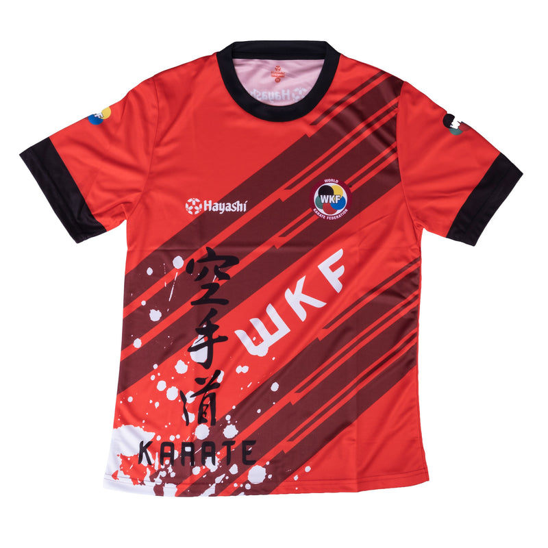 Hayashi WKF T-Shirt - red, 99341-4