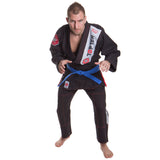 Top Ten MMA BJJ Uniforme - Negro, 1512-9
