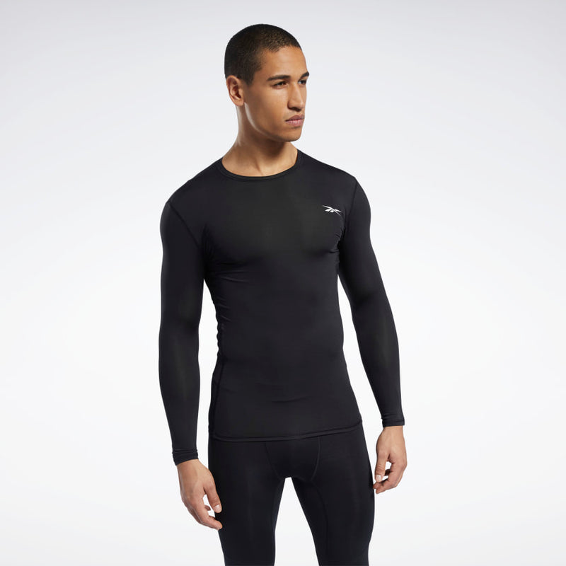 Reebok Wor Compr Lo Sleeve Solid - black, FP9105