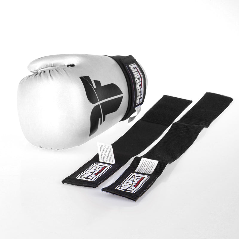 Fighter Open Gloves Strap - white, FOG-001W