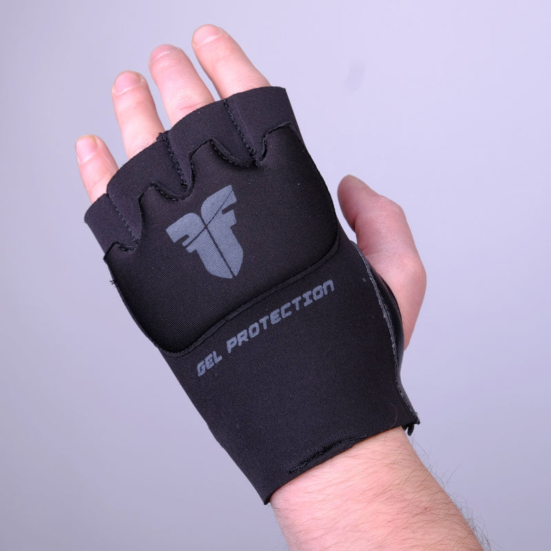 Fighter Strap Gel Hand-Wraps - black, FGW-001BB