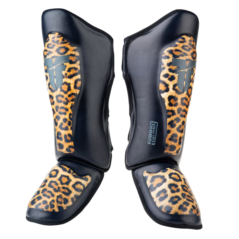 Fighter Shinguards Thai - Jungle Series - leopard, JE1573LE