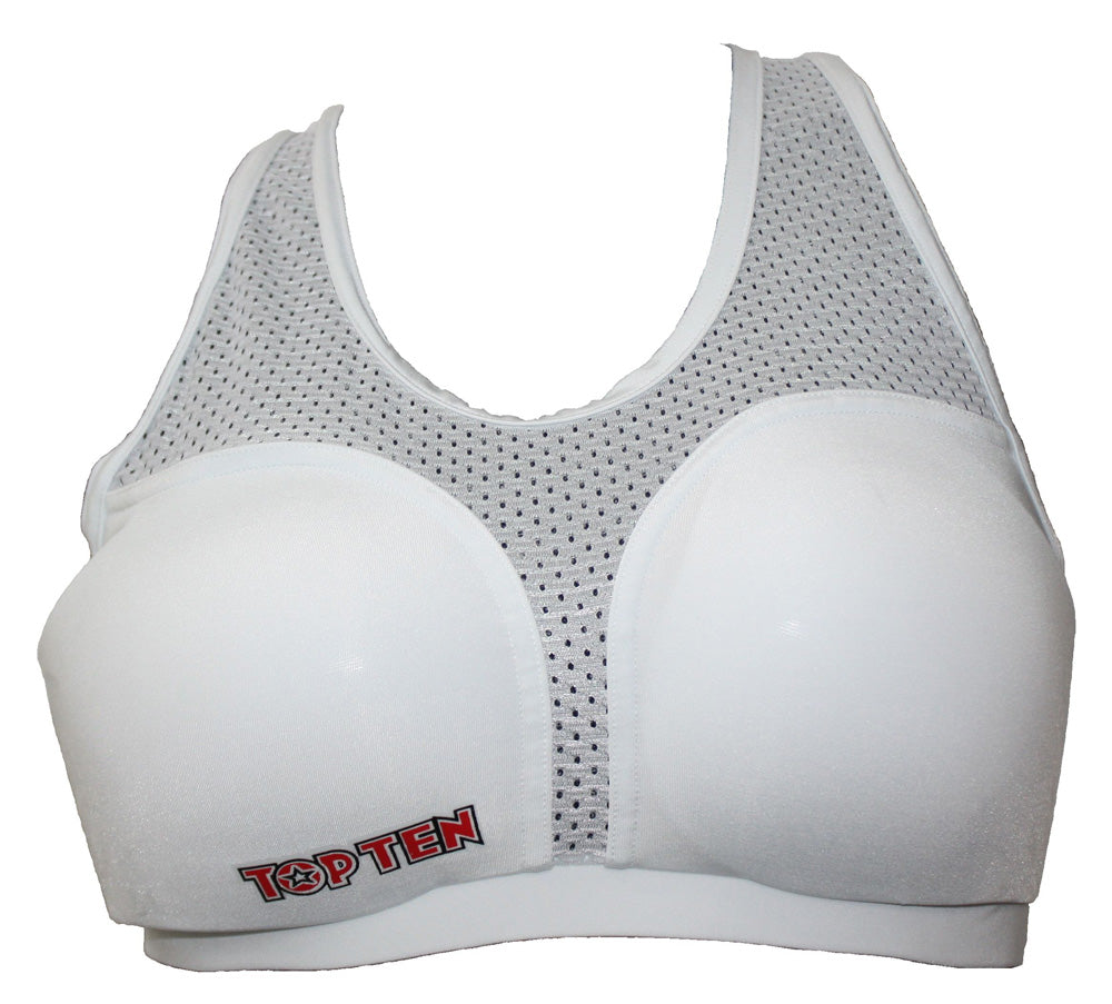 Chest Guard Top Ten Cool Guard - white, 0093-1