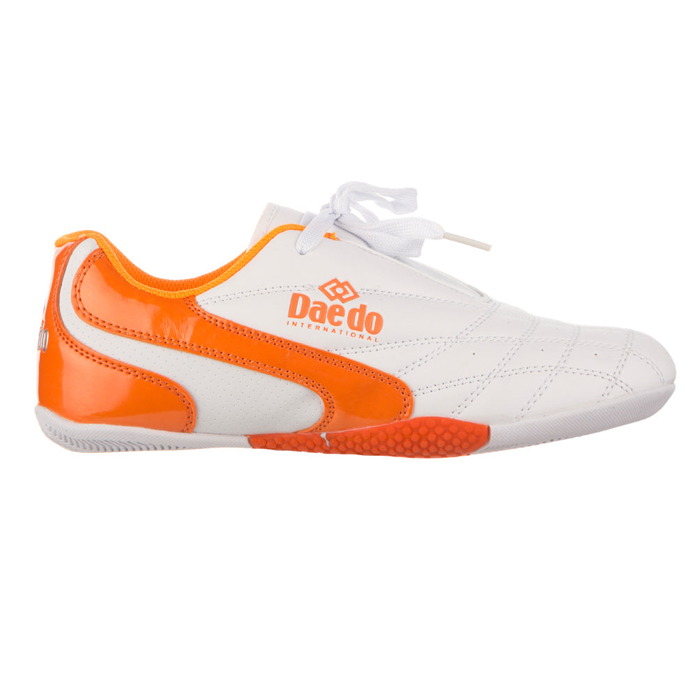 Budo Schuhe Daedo Kick - Weiß/Orange, Za3030