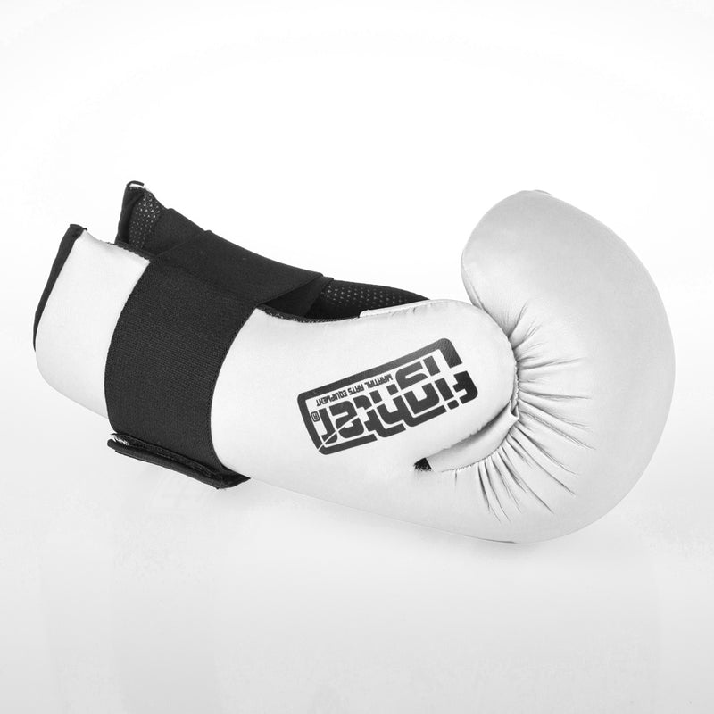 Fighter Open Gloves Strap - white, FOG-001W