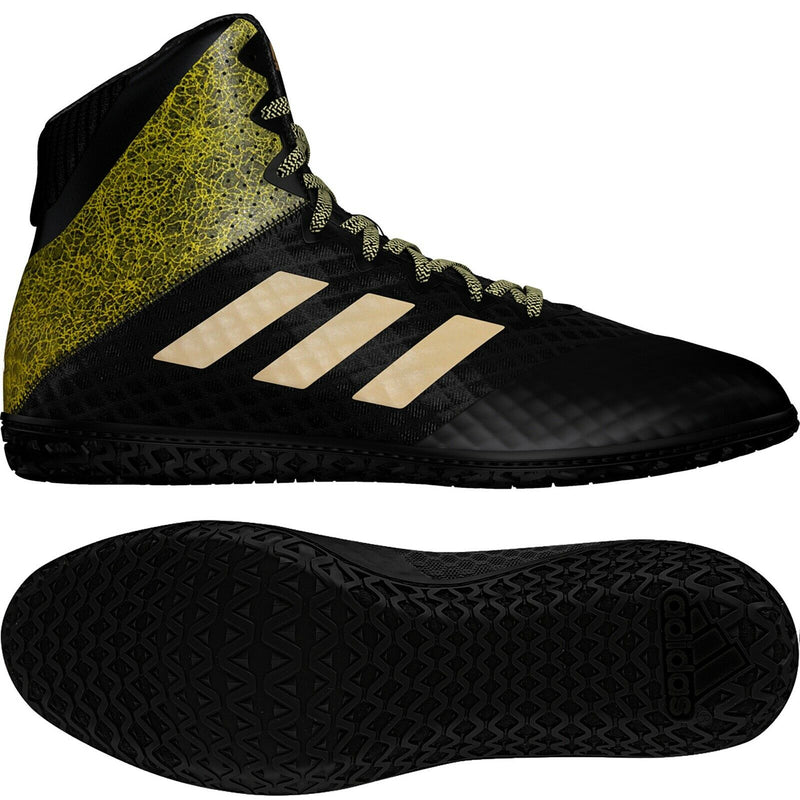 Adidas Wrestling Shoes Mat Wizard Hype - black/green, EF1476