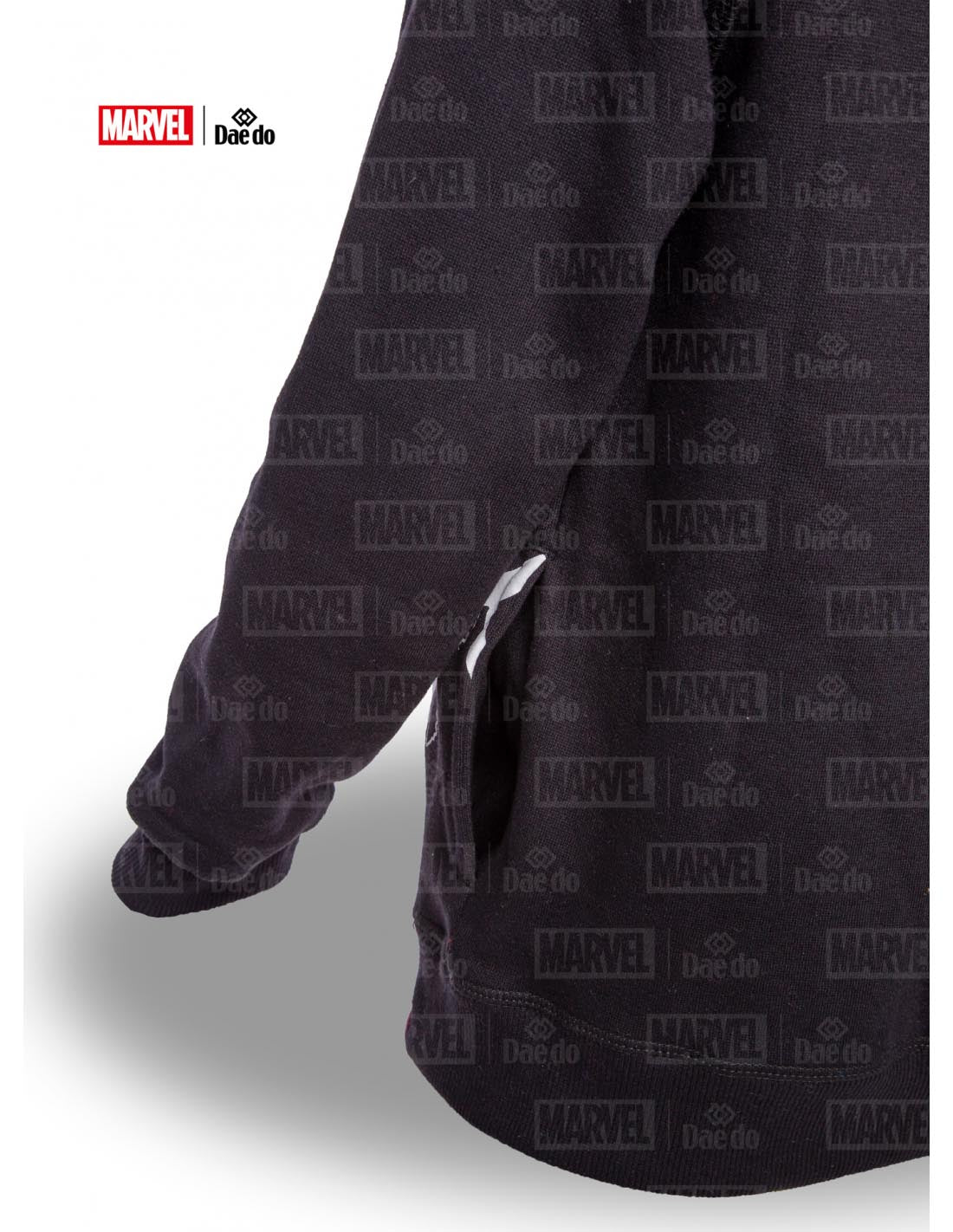 Daedo hoodie with mask Black Panther - black, MARV50621
