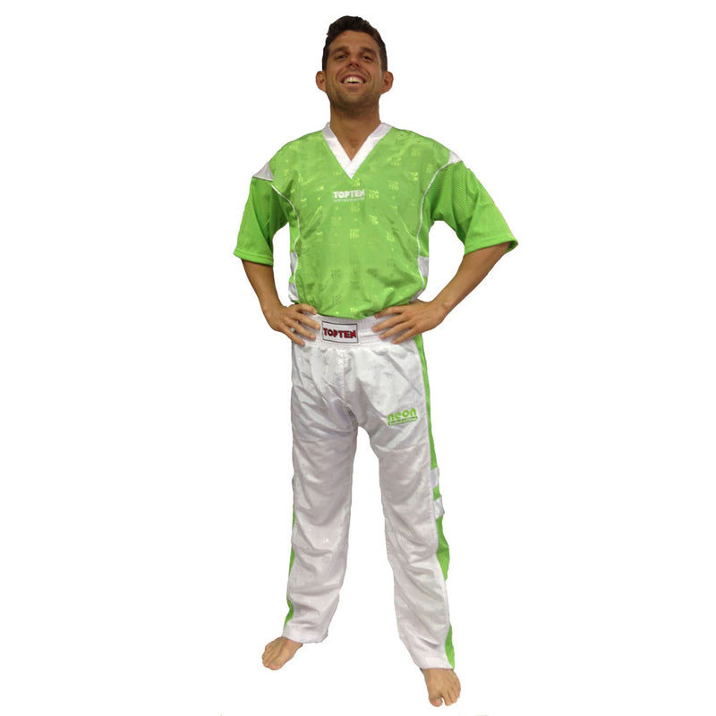 Fight Uniform Top Ten PQ Mesh NEON - neon-green, 1681-15