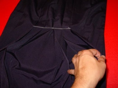 Hakama H-1 azul, H-1