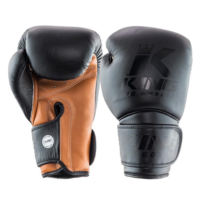 King Pro Boxing - Boxing Gloves - black/brown, KPB/BG-STAR5