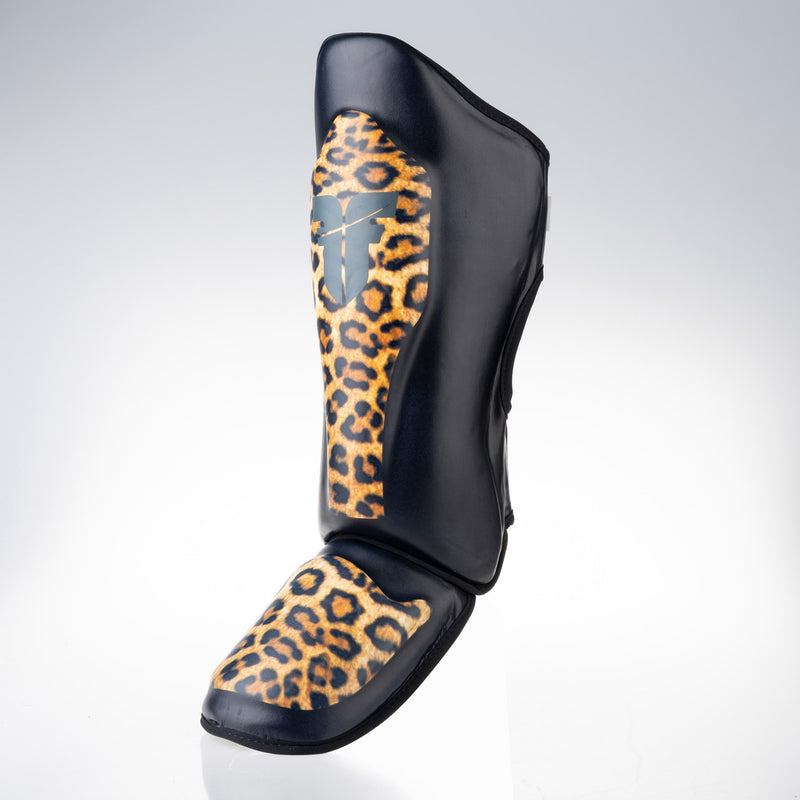 Fighter Shinguards Thai - Jungle Series - leopard, JE1573LE