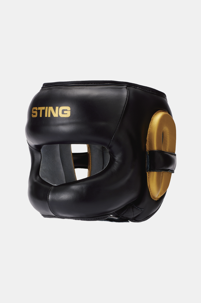 Sting Headguard Evolution - black/gold, SEFS-17