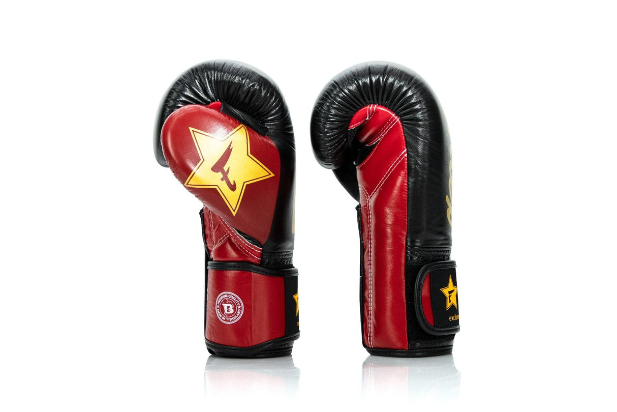 Fairtex Boxing Gloves Booster Series - black/red