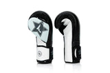 Booster x Fairtex Boxing Gloves FXB V2 - black/white, FXB-BG-V2-BK/WH