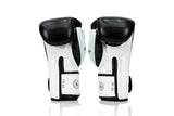 Booster x Fairtex Boxing Gloves FXB V2 - black/white, FXB-BG-V2-BK/WH